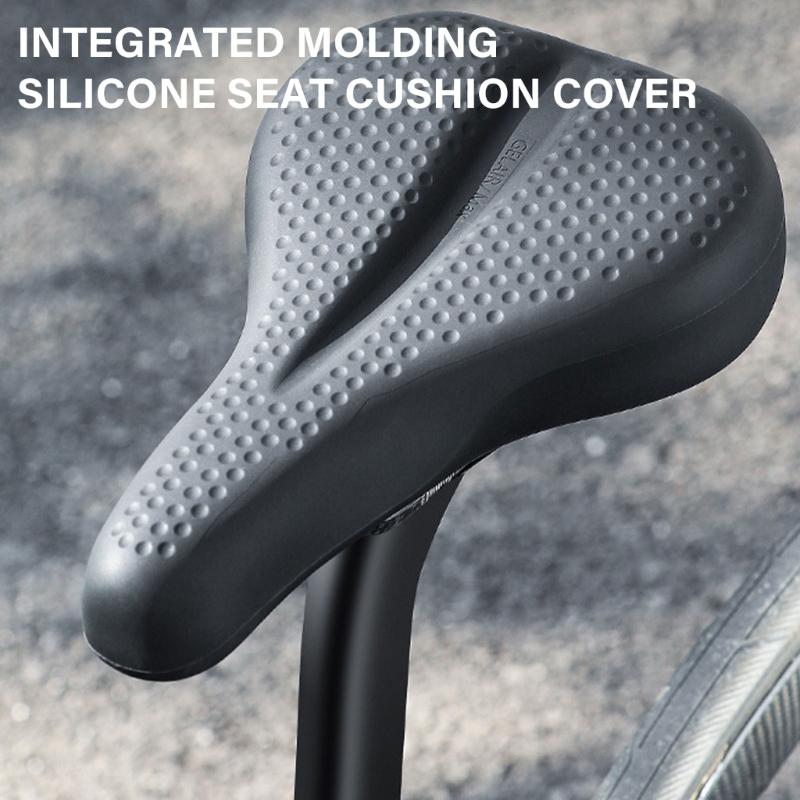 Hollows Out Bike Seats Cushions Shock Absorption Bicycles Silicones Cushions Seats for Long Distances Cycling
