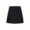 Athletics Loose Pleated Solid Color Golf Woven Casual Skirt Women Skirts Deep-Black A11W245303F-BK