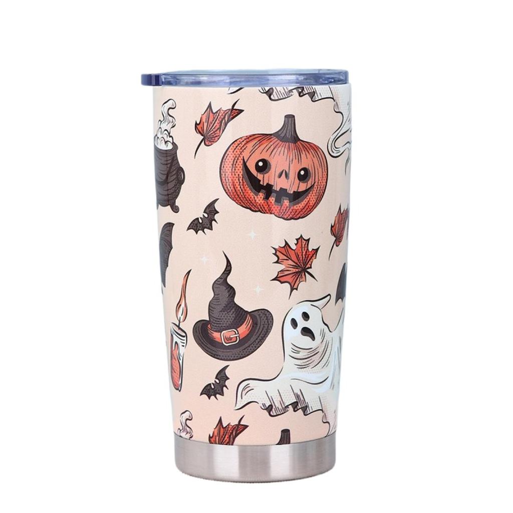 20oz Insulated Stainless Steel Coffee Mug Tumbler Cup Thermal Travel Mug Double Wall Vacuum With Straw For Men Women Cold Hot Coffee