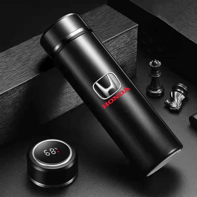 

Thermos Bottle Smart Cup Digital With Temperature Display For Honda Fit Civic Accord 7 8 9 10 Pilot City Jazz CRV HRV чёрный