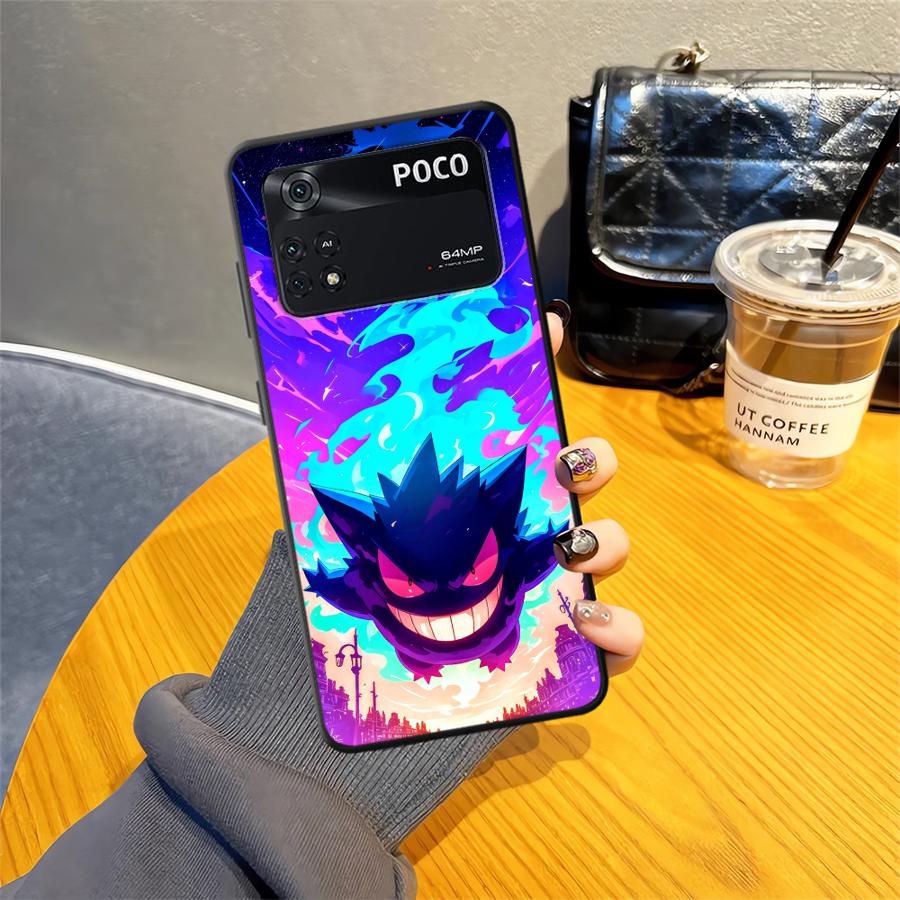 Funda Phone Cover Case for Xiaomi Poco F8 C61 C50 M5 F1 F3 C71 M3 M4 M7 Pro C75 X3 X4 X5 X7 Pro Gengar Pokemon Cool