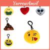 Ausdruck Schlüsselanhänger Mini Plüschanhänger Niedliche Emoji Stoffpuppe Dekoration Geschenk