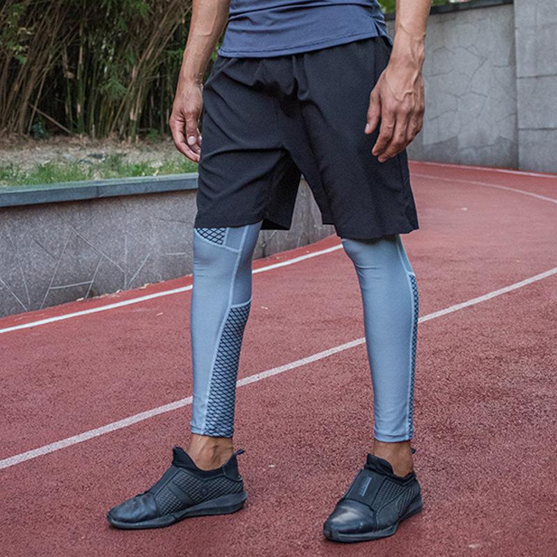 Men's Quick-Dry Basketball Compression Tights for Outdoor Fitness