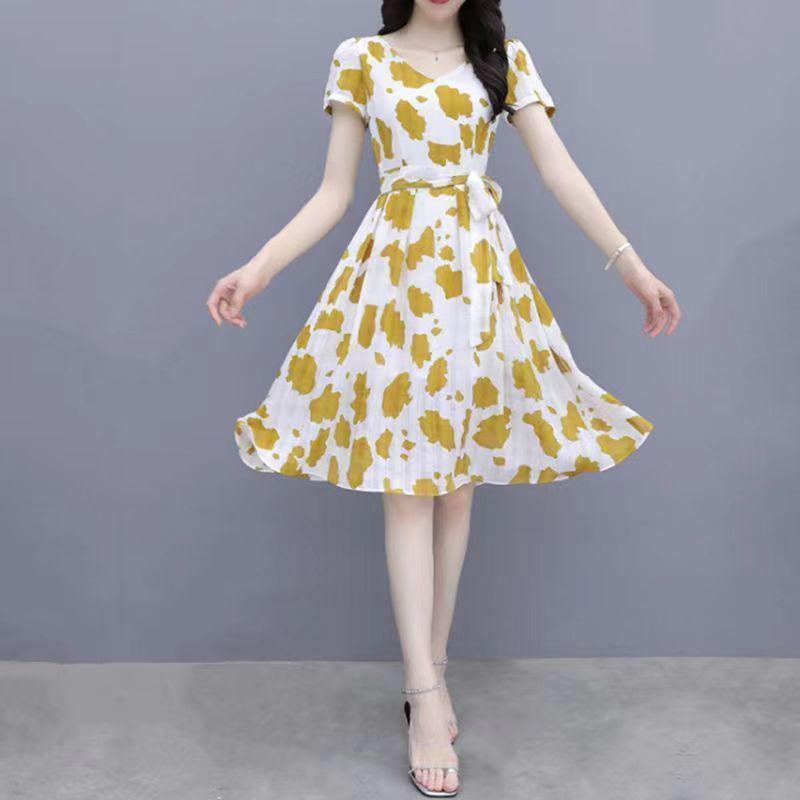 Floral Print Skirt for Girls: Chic, Waist-Cinching, and Stylish with Pockets - Perfect for Summer