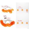 Warm White Pumpkin String Lights Holiday Hanging Decoration Garden Patio Bedroom