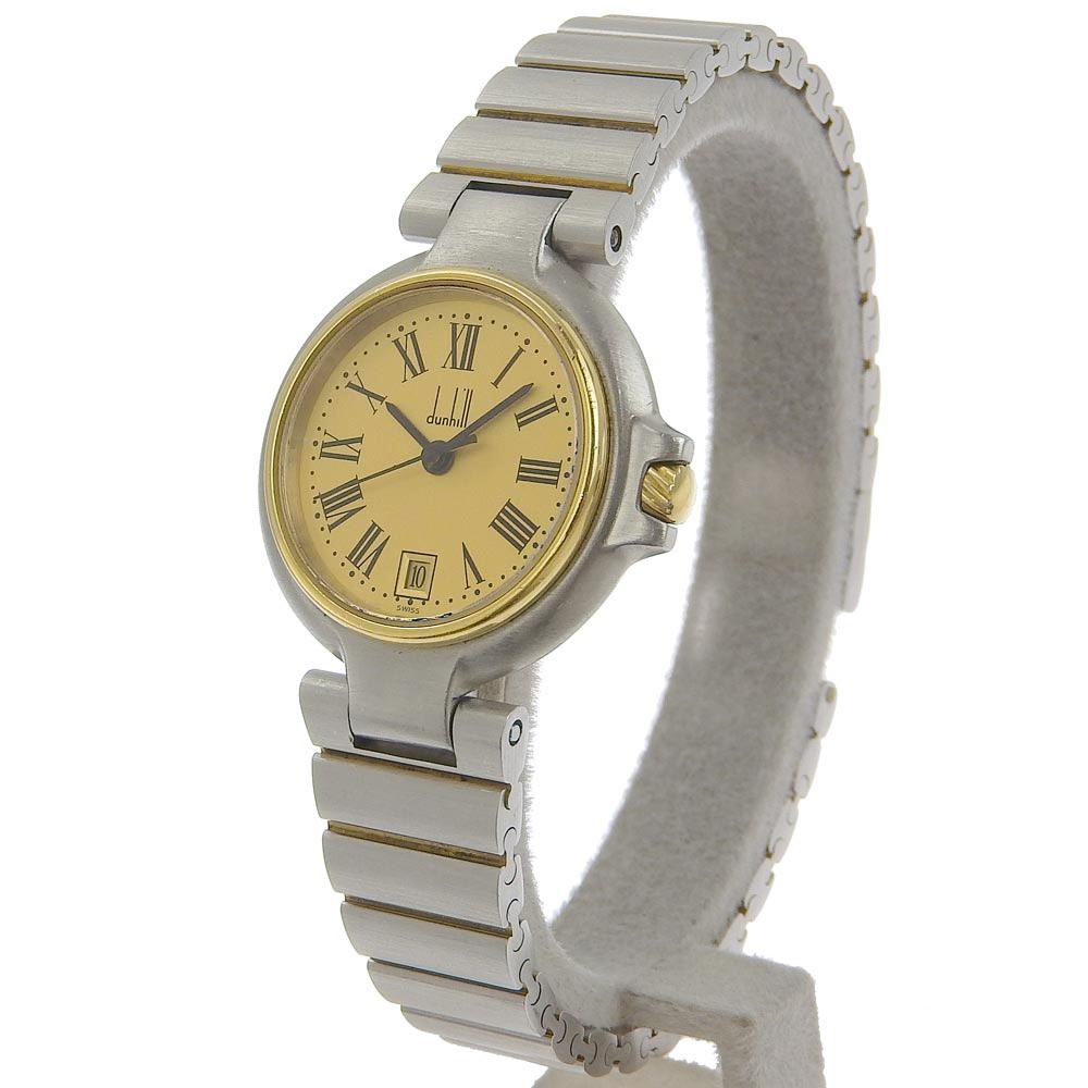 Dunhill Millennium Watches Silver / Gold goldDial Stainless Steel/Plated Gold Quartz Analog Display Women Used