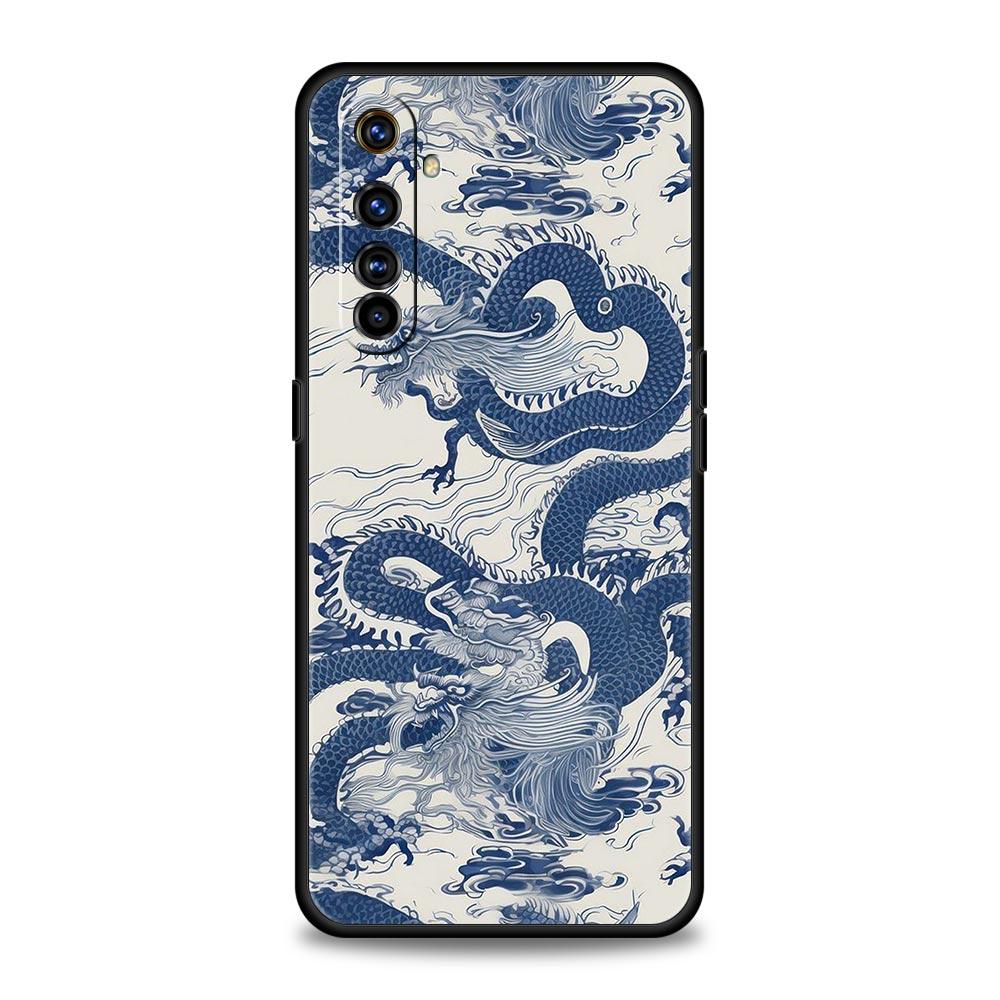 Dragon Phone Case For Realme 12 11 10 9 8 5G 7 6 GT5 GT3 GT2 Pro Plus C21 C11 C25 C35 For Realme GT Neo 2 3 3T 5 Cover