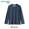 Jeanswest Men's Premium Solid Round Neck Long Sleeve Base Layer T-Shirt