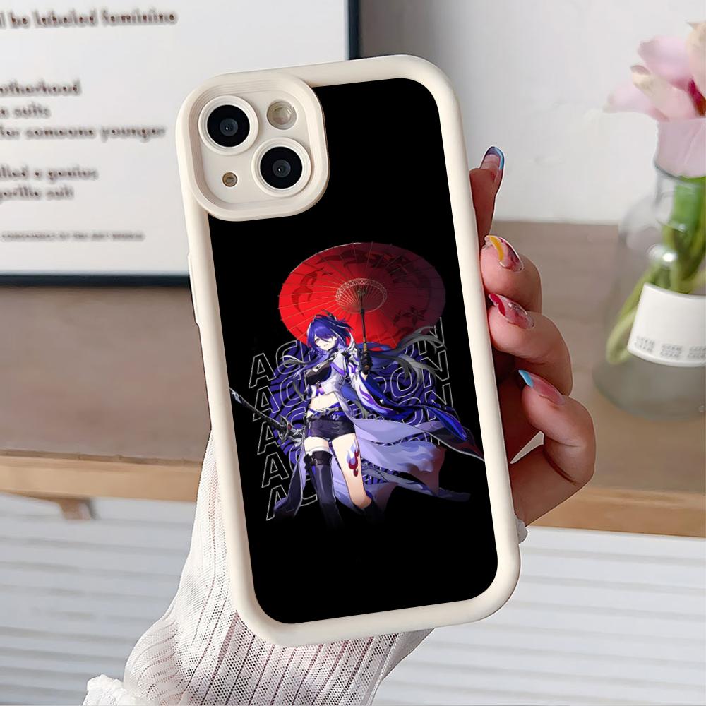 

HSR Acheron Утолщенный ТПУ Чехол для Мобильного Телефона для iPhone 17 16 15 14 13 12 11 Air Pro Max Plus Цветной Чехол iPhone 12 Pro Max