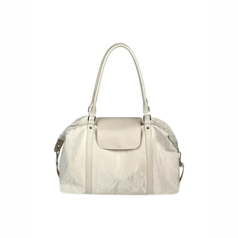 Large-capacity Portable Fitness Bag Women's Short-distance Business Trip Storage Luggage Bag New Fashionable and Lightweight Shoulder Messenger Bag