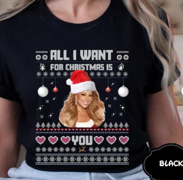 Mariah Carey - All I Want For Christmas Is You | Funny Christmas Ugly 4XL