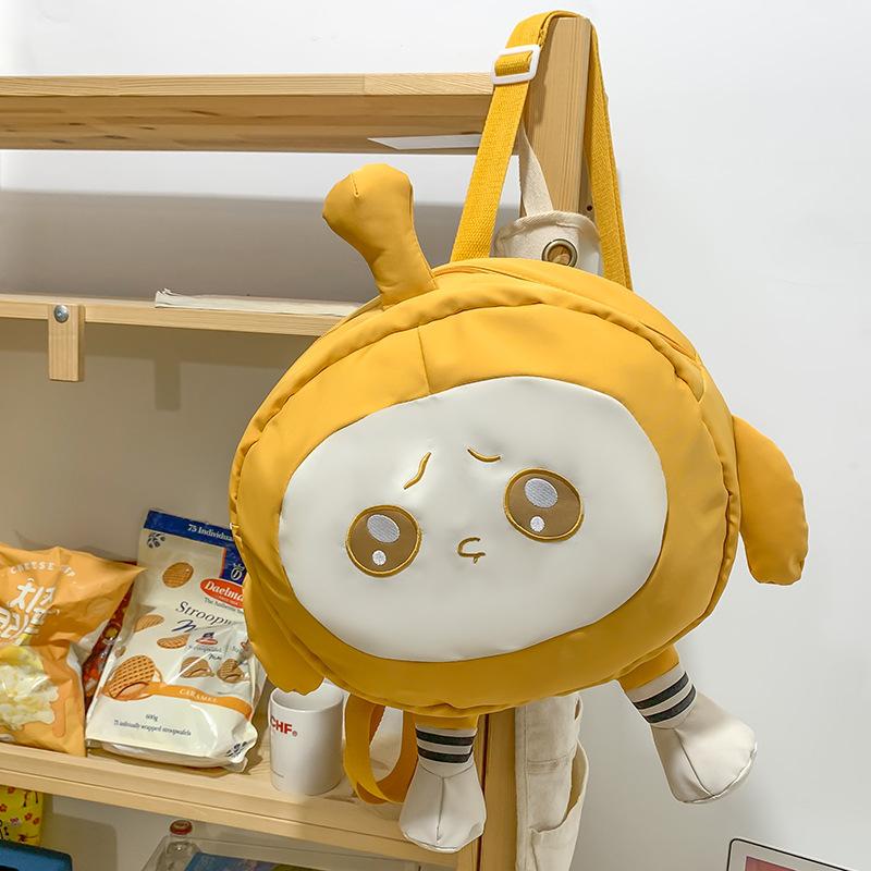 Kindergarten Schoolbag Cute Bag High Looking Girls Elementary School Students Contrasting Color Backpack Girls Backpack