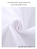 2025 Washable Cotton Lace White Shirt for Girls, Casual Round Neck, Long/Short Sleeves (Medium-Large Sizes)