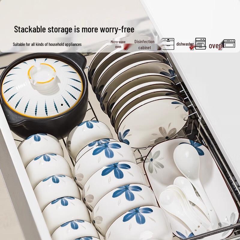 ZISIZ Jingdezhen Underglaze Ceramic Bowl Set