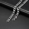 Cadenas Cubanas de Acero Inoxidable My Shape de 3 mm a 10 mm para Hombres Cadenas Masculinas Cadena Figaro Caja Gargantilla Joyería Punk 45 cm 50 cm 60 cm