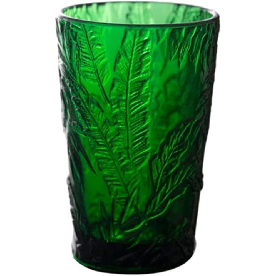 PEKJI Green Wine Glass Cocktail Glass Modern Vintage Wine Tumbler for Red and White Wine for Home bar