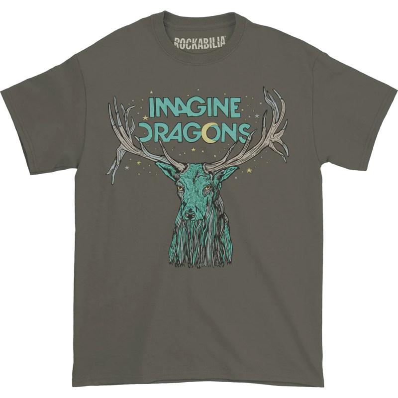 Retro Imagine Dragons Band An Independent Rock Band From The US Americanstyle Retro Mens Loose Tshirt