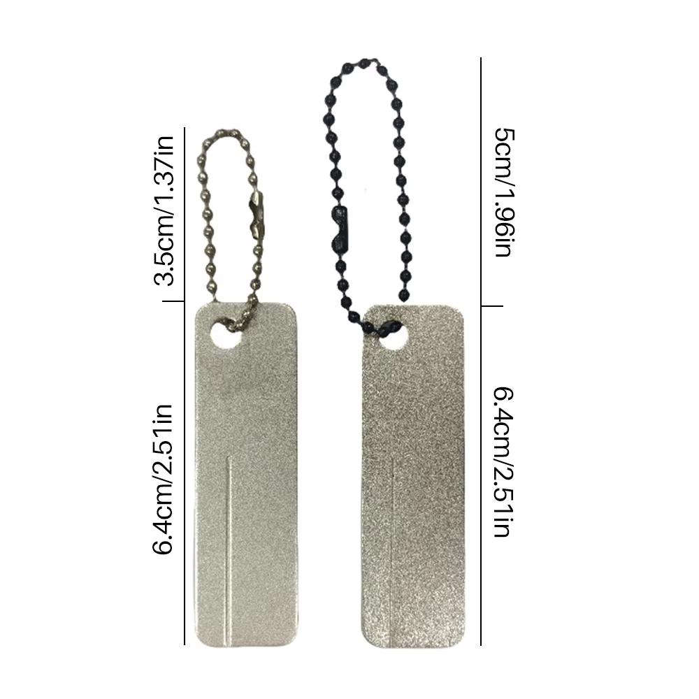Messerschärfer Diamant Taschenwerkzeuge Mini Schlüsselanhänger Outdoor Camping Schärfer Outdoor Camping Werkzeug Schmirgel Nagelfeile