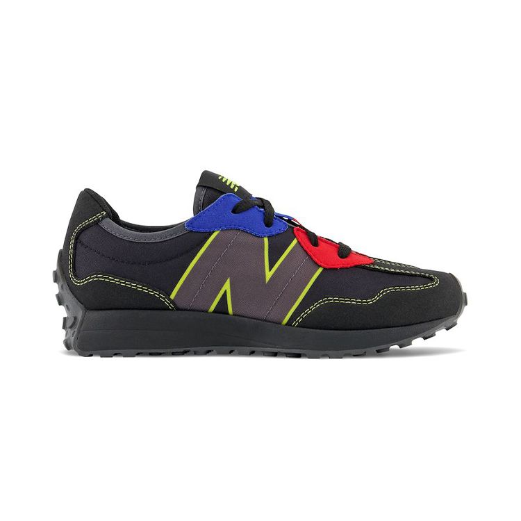 New Balance 327 Series Cushioning Non-Slip Retro Low-Top Running Shoes Kids sneakers Black PS327BC1