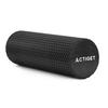 ACTIGET Rouleau de fitness pour massage corporel, masseur en mousse, rouleau souple, noir
