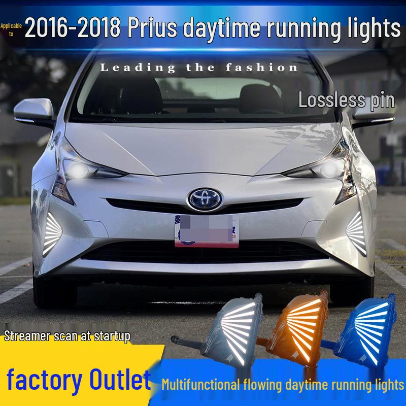 16-18 Toyota Prius LED DRL & Front Fog Light Turn Signal Conversion Kit