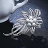 Zinc Zinc Alloy Crystal Gifts For Women Imitation Pearls Flower Jewelry Accessories Corsage Brooches Pins