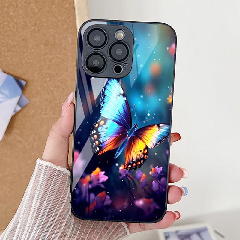 

Чехол для телефона для Samsung A53 A54 A52 5G A33 A32 A34 A51 Ultra S23 Plus S20 S21 FE A22 A25 для iPhone 14 15 16 Pro 13 14 Pro Max Чехлы из закаленного стекла iPhone XS Max прохладный черный