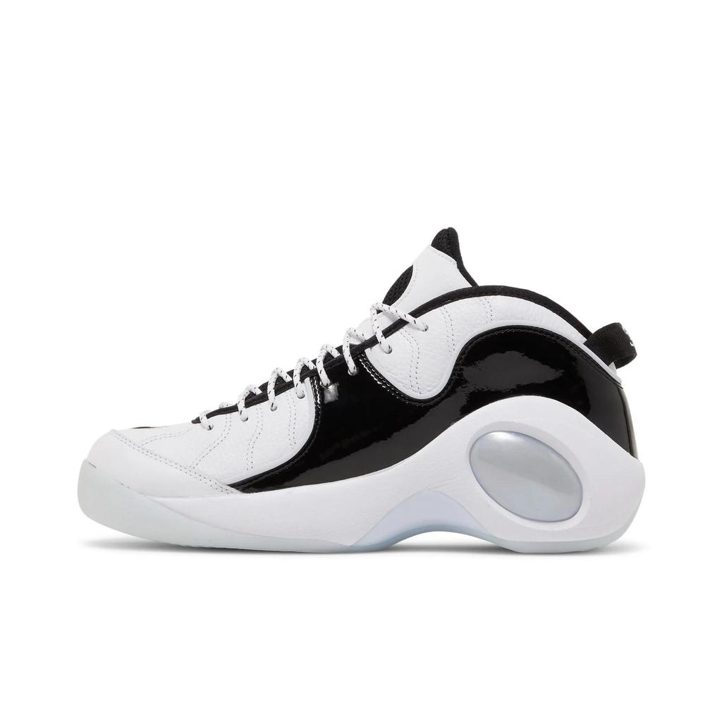 Nike Air Zoom Flight 95 'Nero Verniciato' (Unisex) Scarpe da Basket Bianche / Multicolore / Nere / Grigio Calcio DV0820 100