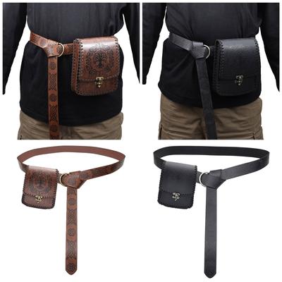 Středověký opasek Vintage Cosplay Ražený opasek pro muže Cosplay potřeby Opasek pro focení a jeviště