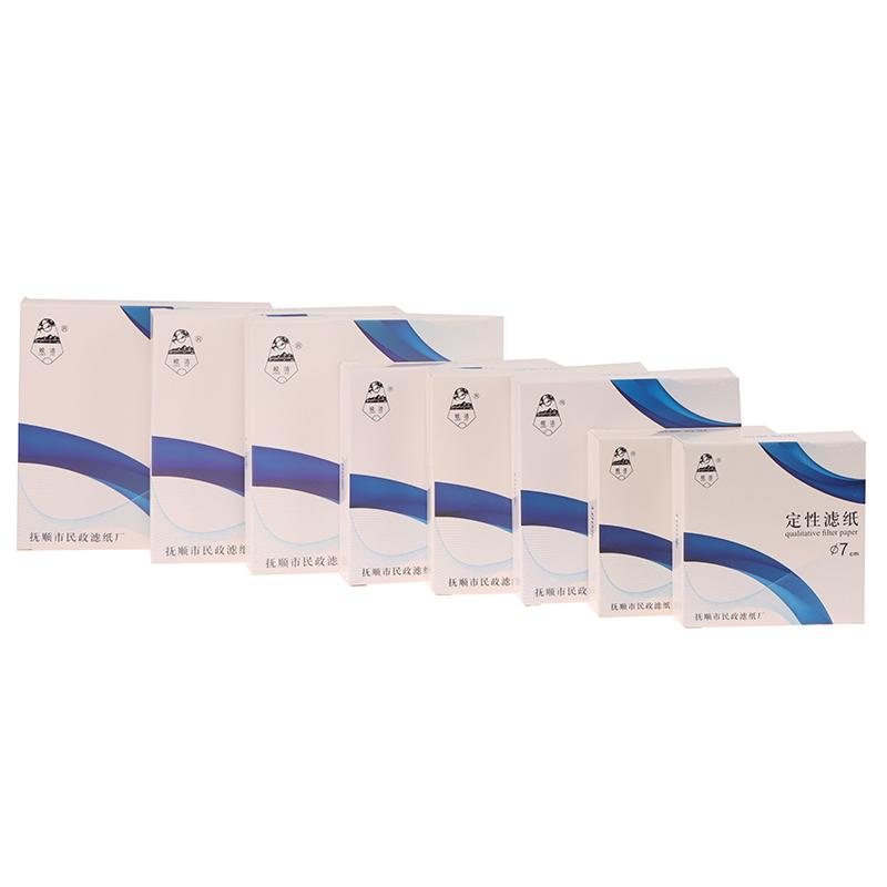 100 stk/pakke Lab Bomullsfiber Kvalitativt Filtrerpapir 7 cm/9 cm/11 cm Med Rask/Middels/Langsom Hastighet