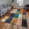 Retro Geometric Carpet Living Room Bedroom Carpet Large Area Rugs for Home Decoration Abstract Non-slip Sofa Custom Floor Mats