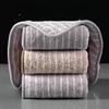 Bamboo Charcoal Fiber Striped Cloth Thickened Kitchen Water-absorbing and Oil-removing Cleaning Wipe