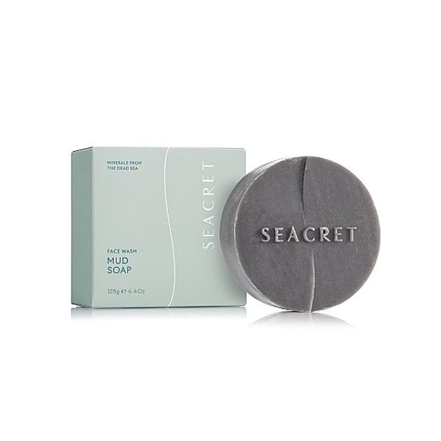 SEACRET SECTGKHC Face Wash Black Mud Soap Moisturizing Care 125g Black Mud Soap 125g