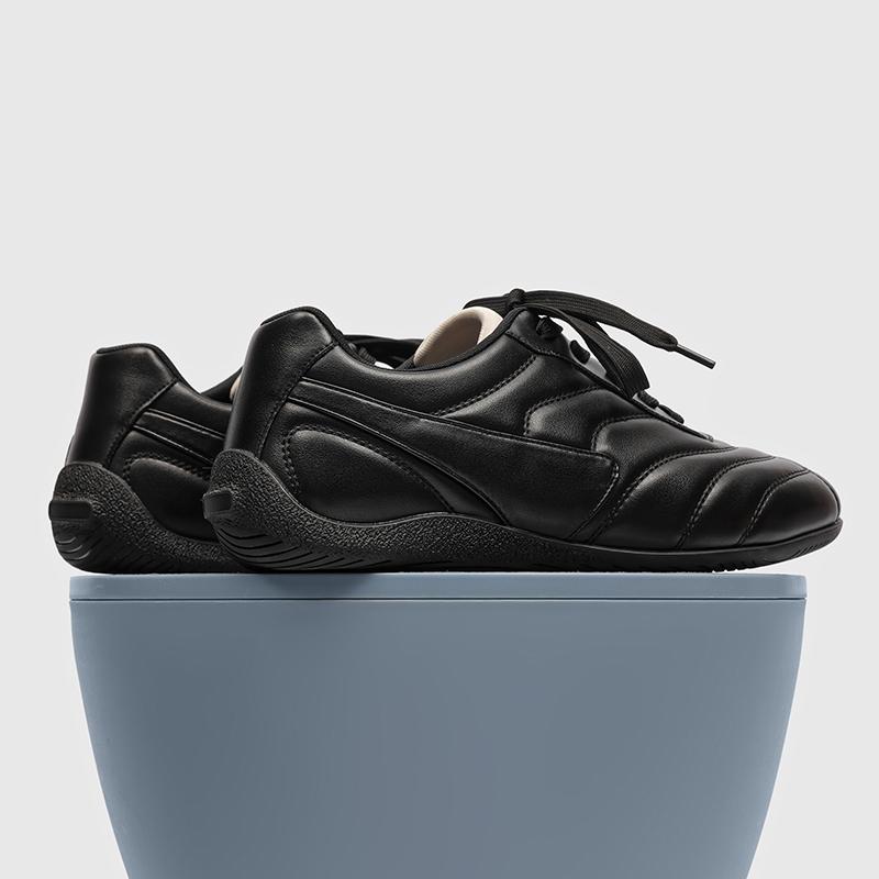 Fashion Outdoor Men's Leather Shoes Sneakers Trend Casual Shoes Leisure Male Tenis Masculino Non-slip Sports Footwear Lace-Up Trainers