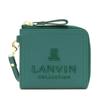 L-zipper Bifold Wallet Luluve Perse 65-6450 Green