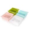 2Pcs Durable ABS Storage Rack Sliding Kitchen Refrigerator Fridge Shelf Holder Storage Box Home Supplies