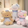 Kawaii Animals Plush Toy Fatty Squishy Stuffed Bear Elephant Rabbit Pig Sheep Soft Doll Baby Appeasing Cartoon Plush Cushion