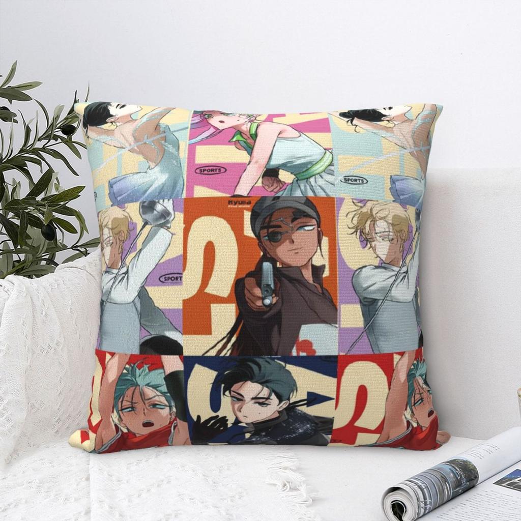 Alien Stage Anime Pillowcase Polyester Cushion Cover Gift Luka Ivan Till Mizi Pillow Case Cover Home Square 40X40Cm