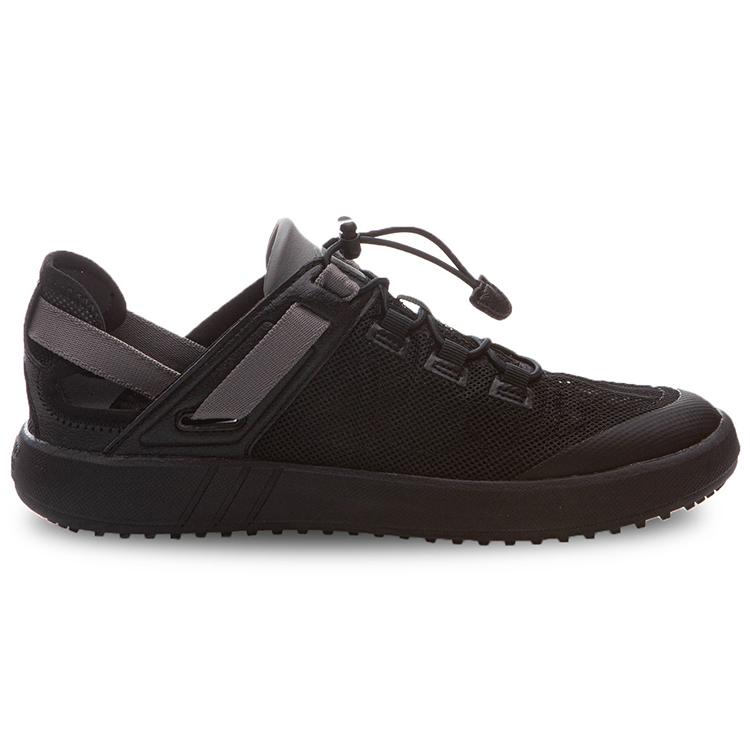Li Ning River Trekking Classic Cushioning Slip Resistant Abrasion Resistant Low Top Casual Shoes Unisex Black AGCQ111-1