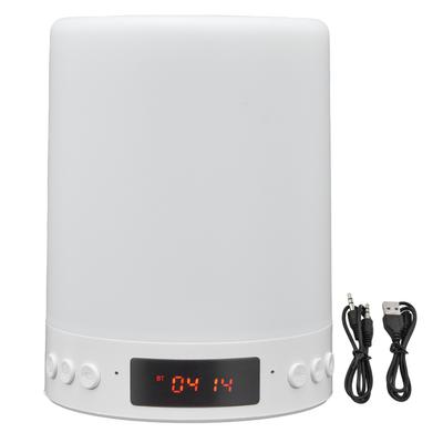 Night Light Bluetooth Speaker Portable Wireless Colorful Pattern 3 Speed Dimming Bedside Music Table Lamp