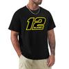 Ryan Blaney 12 T-Shirt Casual Short Sleeve T-Shirt