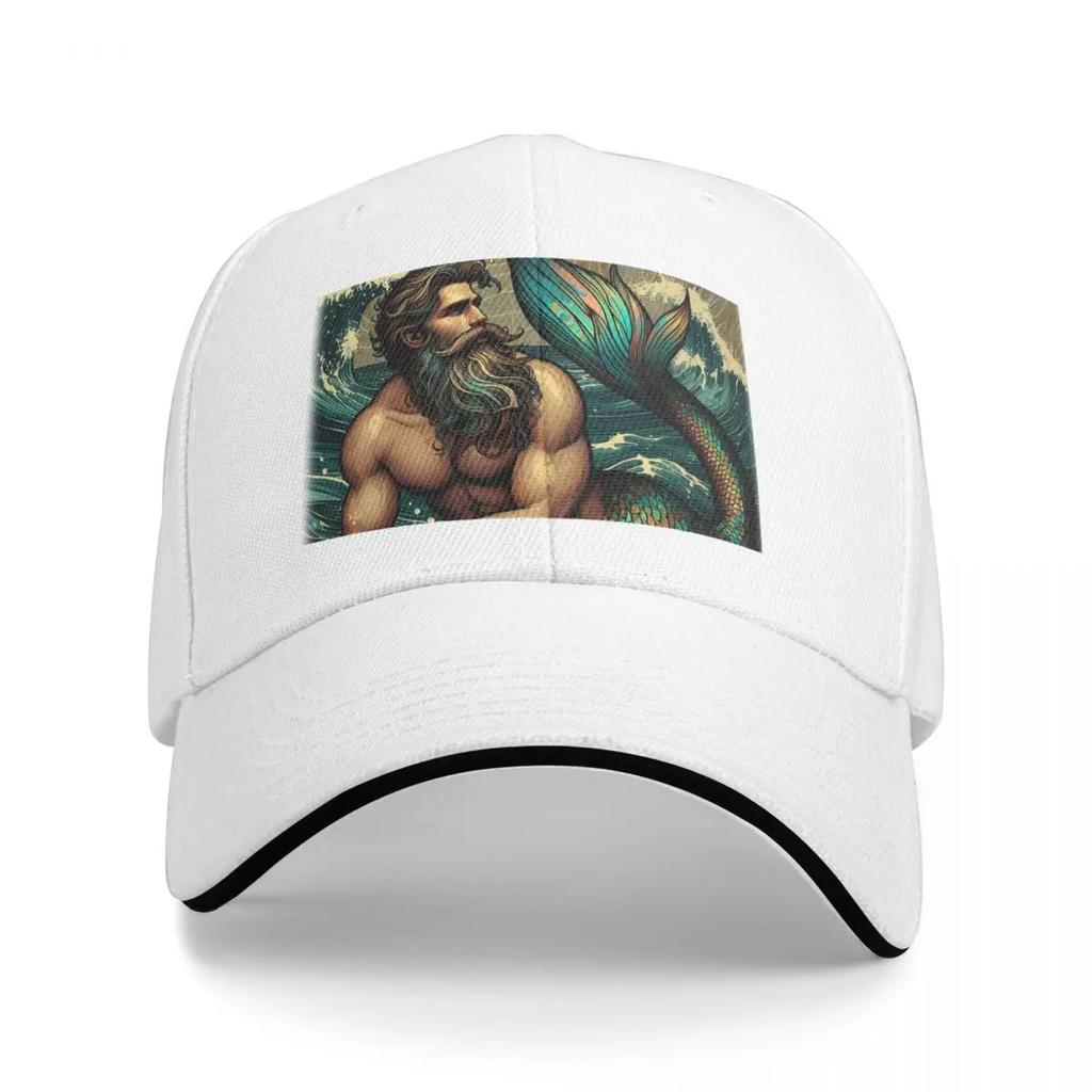 Iridescent Merman Baseball Cap Luxury Caps Hip Hop Luxury Man Cap Sun Hat For Children Unisex Women's