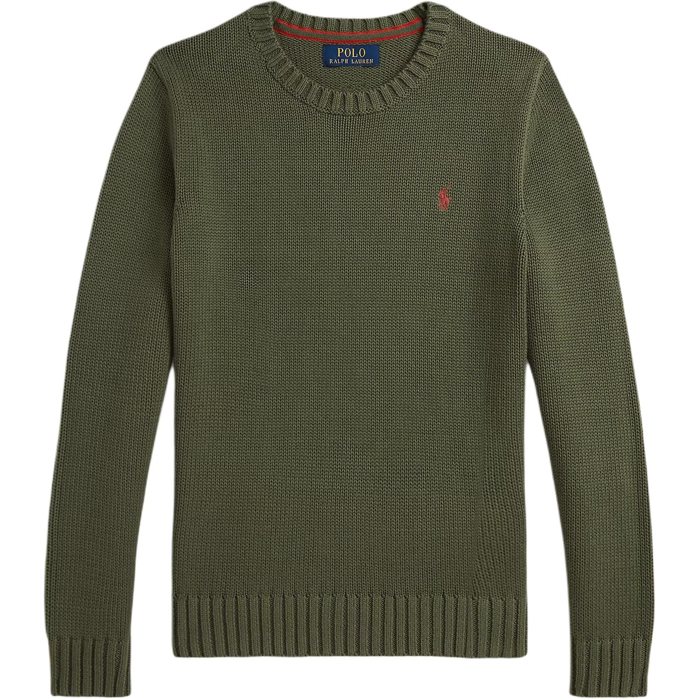

Polo Ralph Lauren Хлопковый вязаный свитер с круглым вырезом и длинным рукавом Детский Детский свитер 323970429-006 L