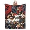 DND D&D Dragon Retro Super Soft Blankets Children Plush Throw Blanket Comfortable Outdoor Flannel Bedspread Sofa Bed Cover
