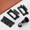 Useful 304 Stainless Steel Stainless Steel Hinge Small 4 Inches Flush Door Hinges Flat Solid Door Hardware Cabinet Doors