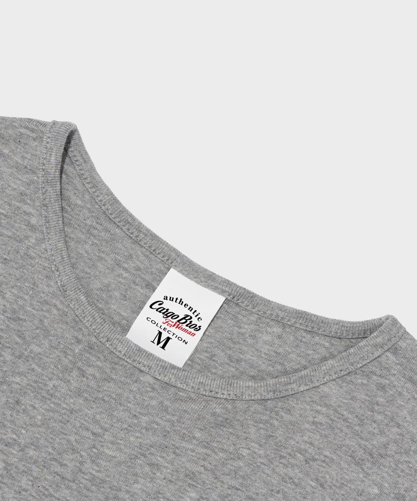 CARGOBROS FOR WOMAN Essential Logo Short Sleeve T-Shirt (Grey)