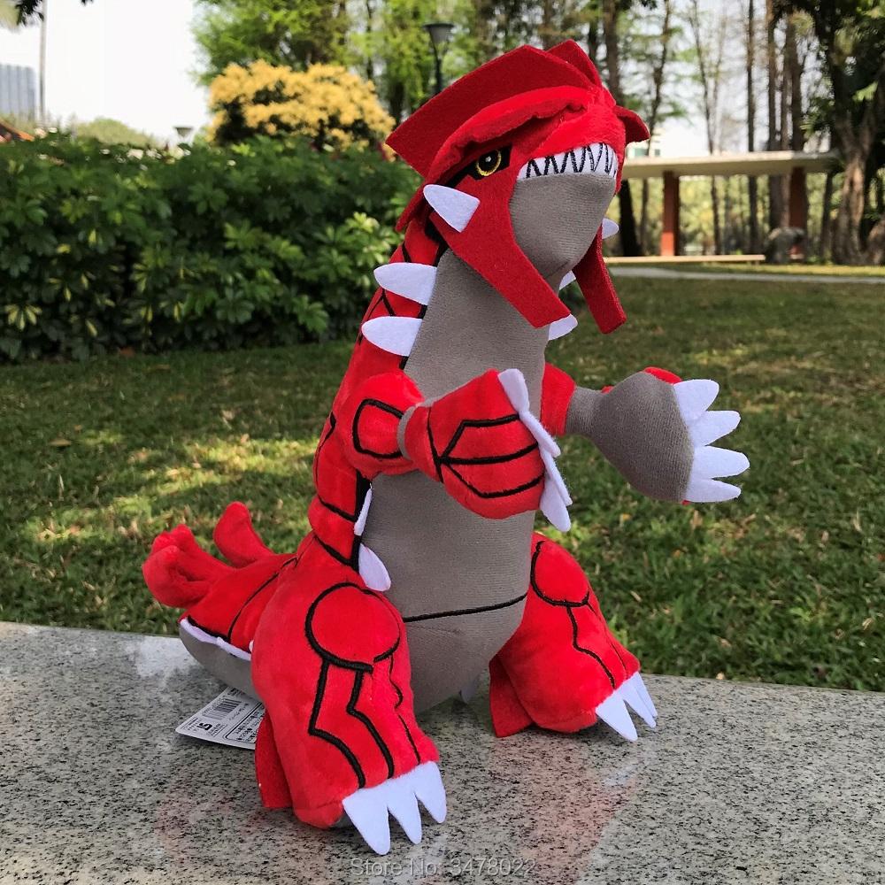28Cm Colorful Lovely Sweet Trendy Fluffy Soft Playthings Groudon Cushioned Creature Huggable Toy Christmas Treat