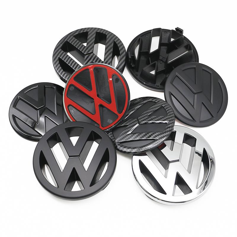 1/2 szt. Oryginalny Samochód Wymiana Emblemat Grill Przedni Bagażnik Klapa Bagażnika Emblemat Logo Dekoracja Akcesoria Dla VW GOLF 5 3D Premium Pro Plus