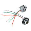 1157 Socket Connector, BAY15D/1157 Iron Core Lamp Holder Adapter Base Socket Connector Harness Plug Brake/Stop/Turn Signal Light