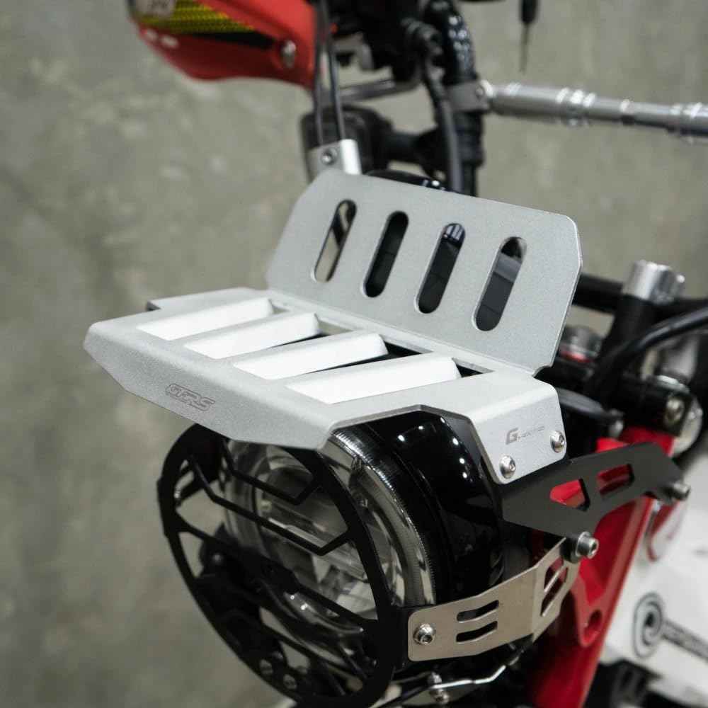 GTRS Front Carrier Aluminum For Honda Hunter Cub CT125 Aluminum Light Front Carrier Aluminum For Honda CT125 JA55 JA65 Model/GTRS (Black)